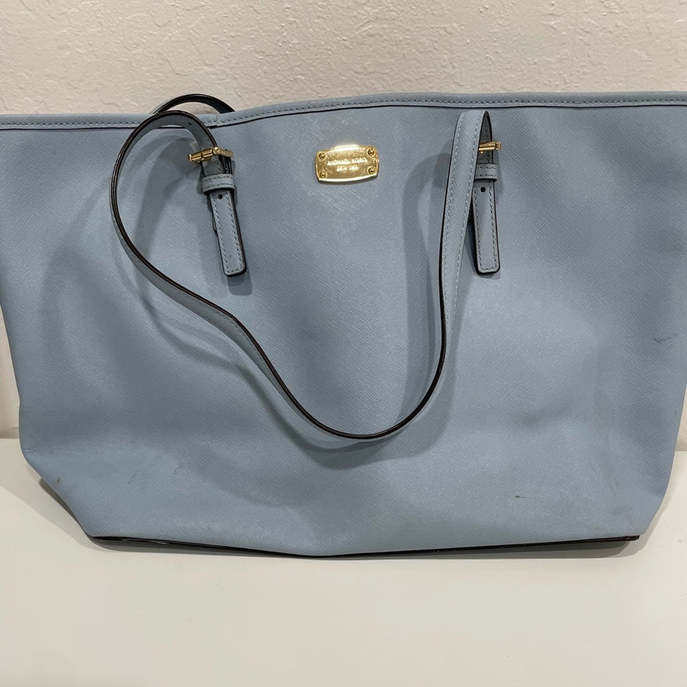 Michael Kors Elegant Blue Tote Bag